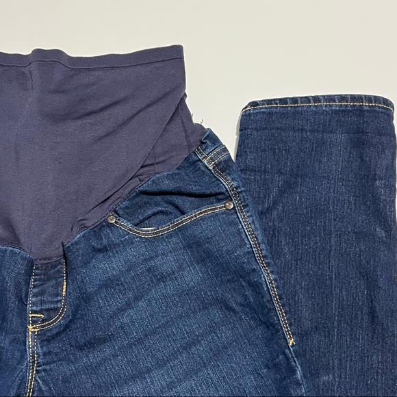 Old Navy Maternity Skinny Blue Jeans Size 4 Regular - Picture 4 of 8